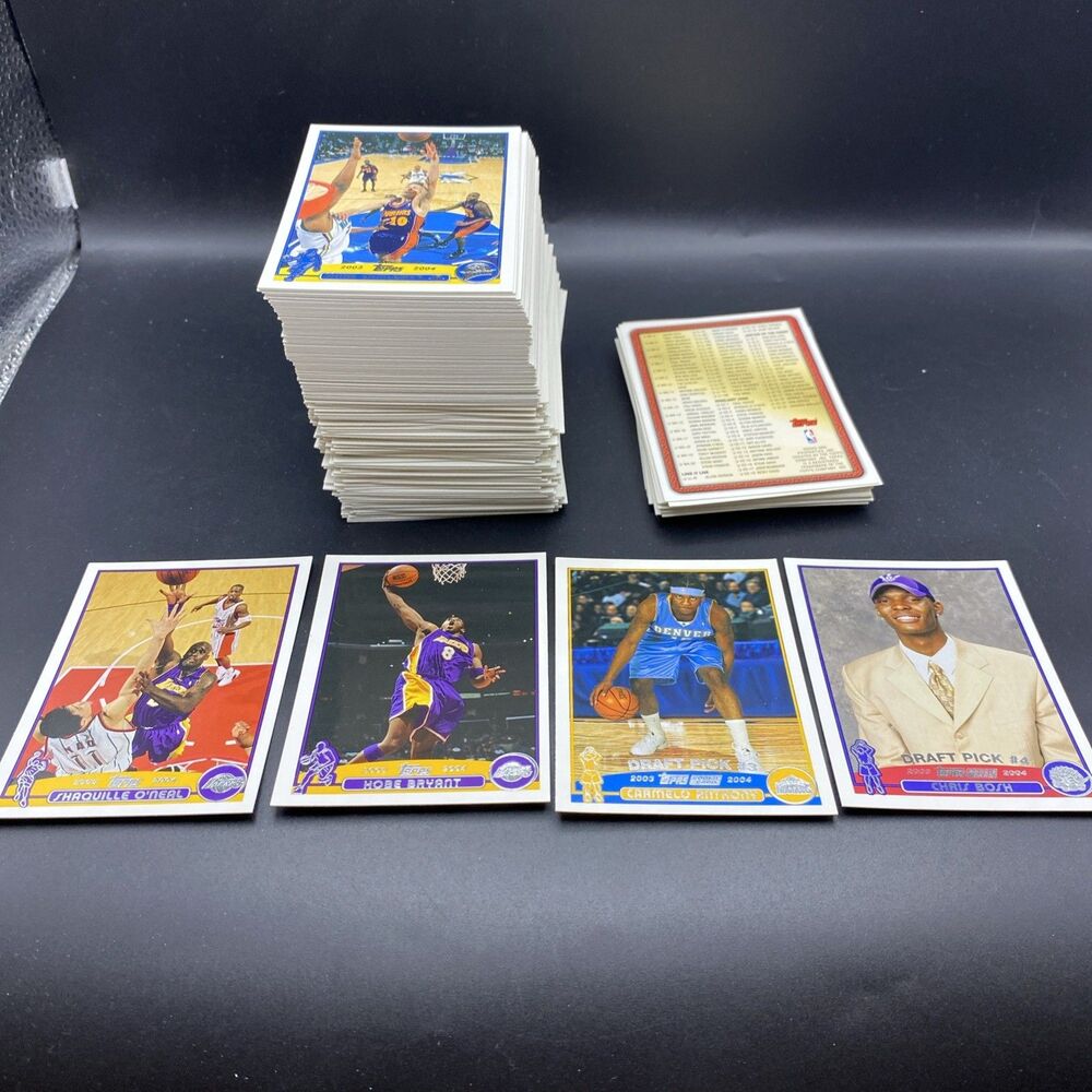 2003-04 Topps Basketball Base Set Nearly Complete No Lebron Or Wade